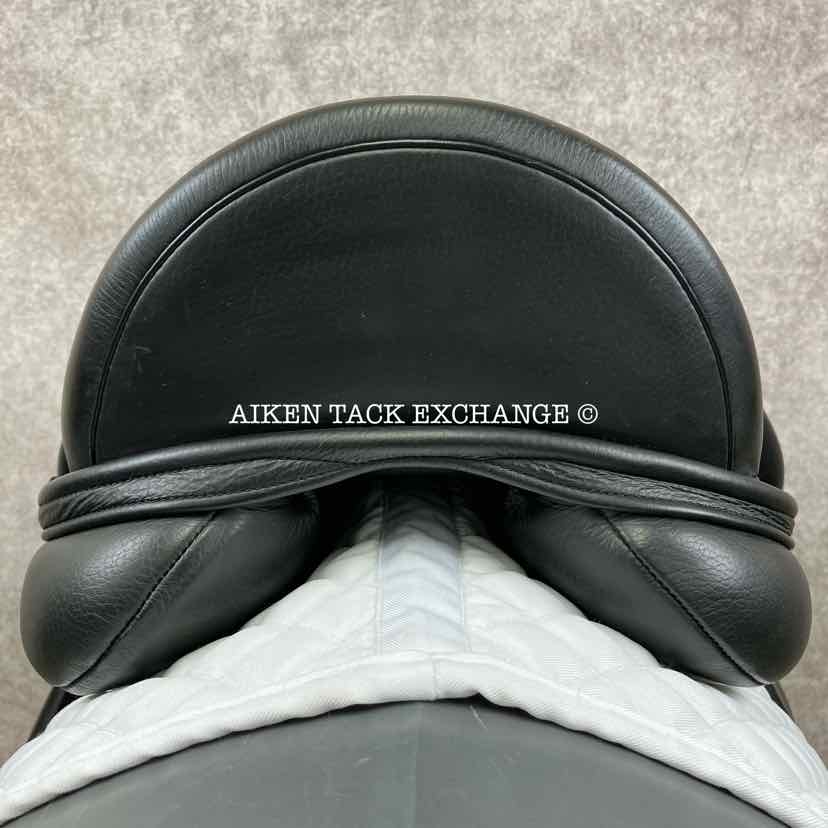 2023 Envy by Custom Saddlery Rhythm Monoflap Dressage Saddle, 17" Seat, Adjustable Tree, Wool Flocked Panels