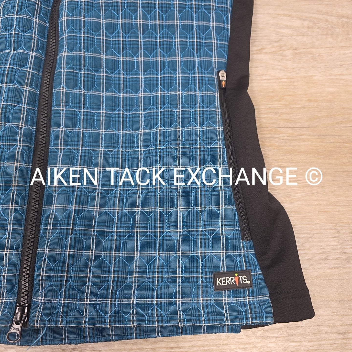 Kerrits Bit of Plaid Asymmetrical Riding Vest, Women's Medium