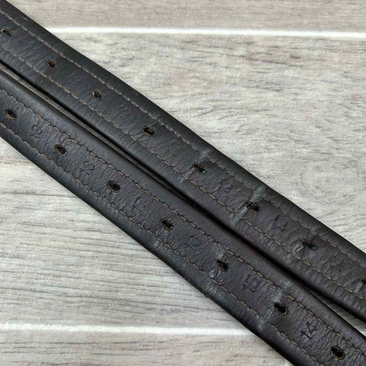 Prestige Stirrup Leathers, Brown, Size 57" (145)