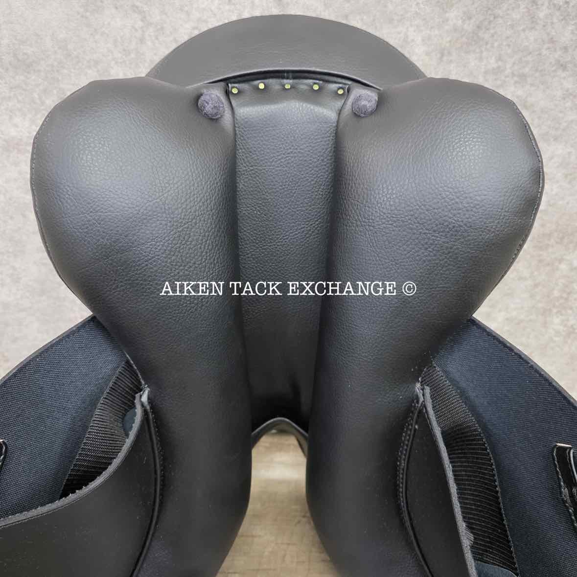 HDR - Henri de Rivel Vegan-X IGP Dressage Saddle, 17.5" Seat, Adjustable Tree - Changeable Gullet, Wool Flocked Panels