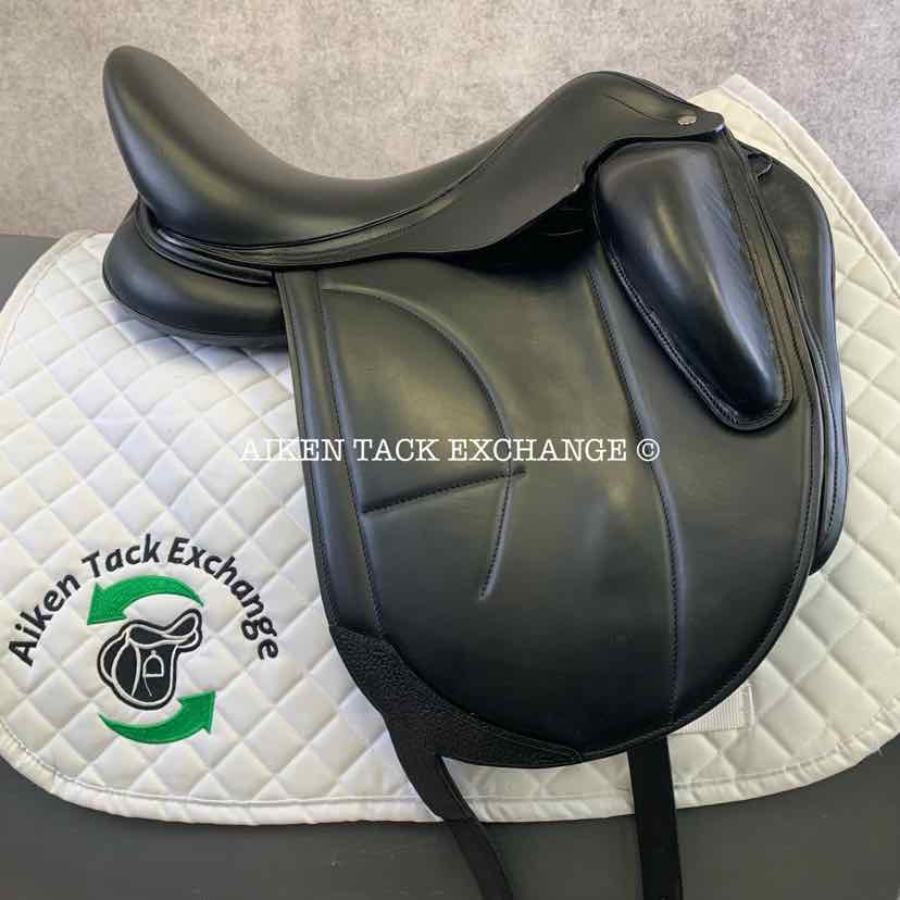 **SOLD** 2021 Arion Monoflap Dressage Saddle, 17" Seat, 1C Flap - Short, Medium Wide/Wide Tree, Foam Panels, Buffalo Leather