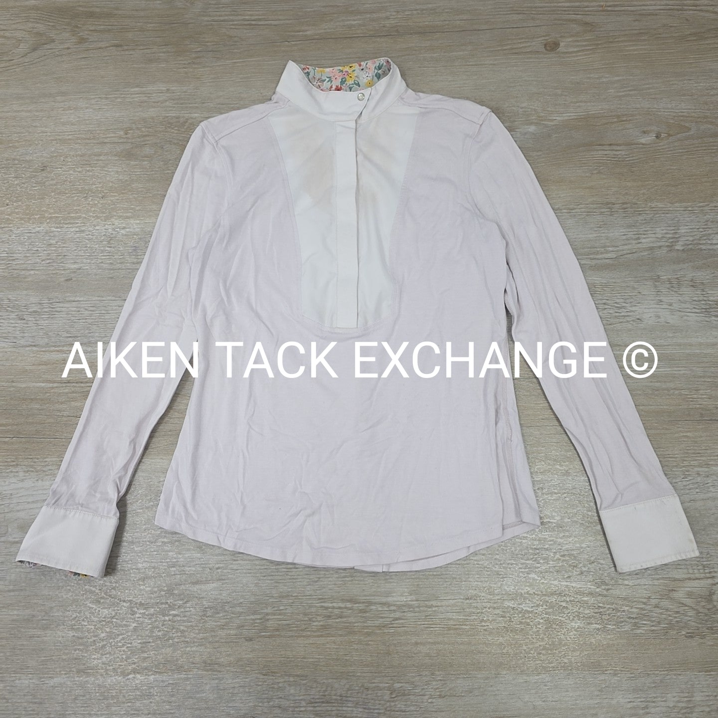 Chestnut Bay Long Sleeve Show Shirt, Size Medium