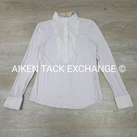 Chestnut Bay Long Sleeve Show Shirt, Size Medium