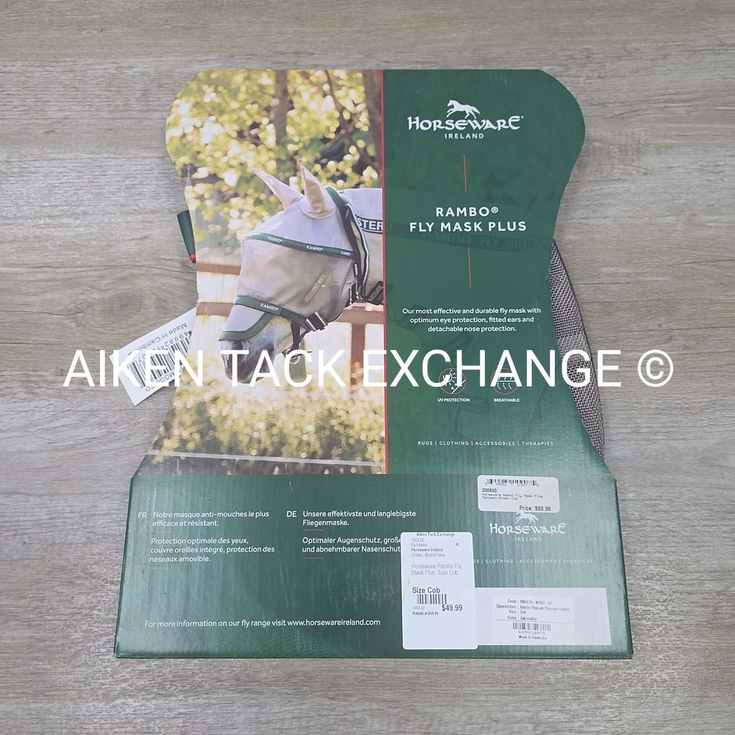 Horseware Rambo Fly Mask Plus, Size Cob