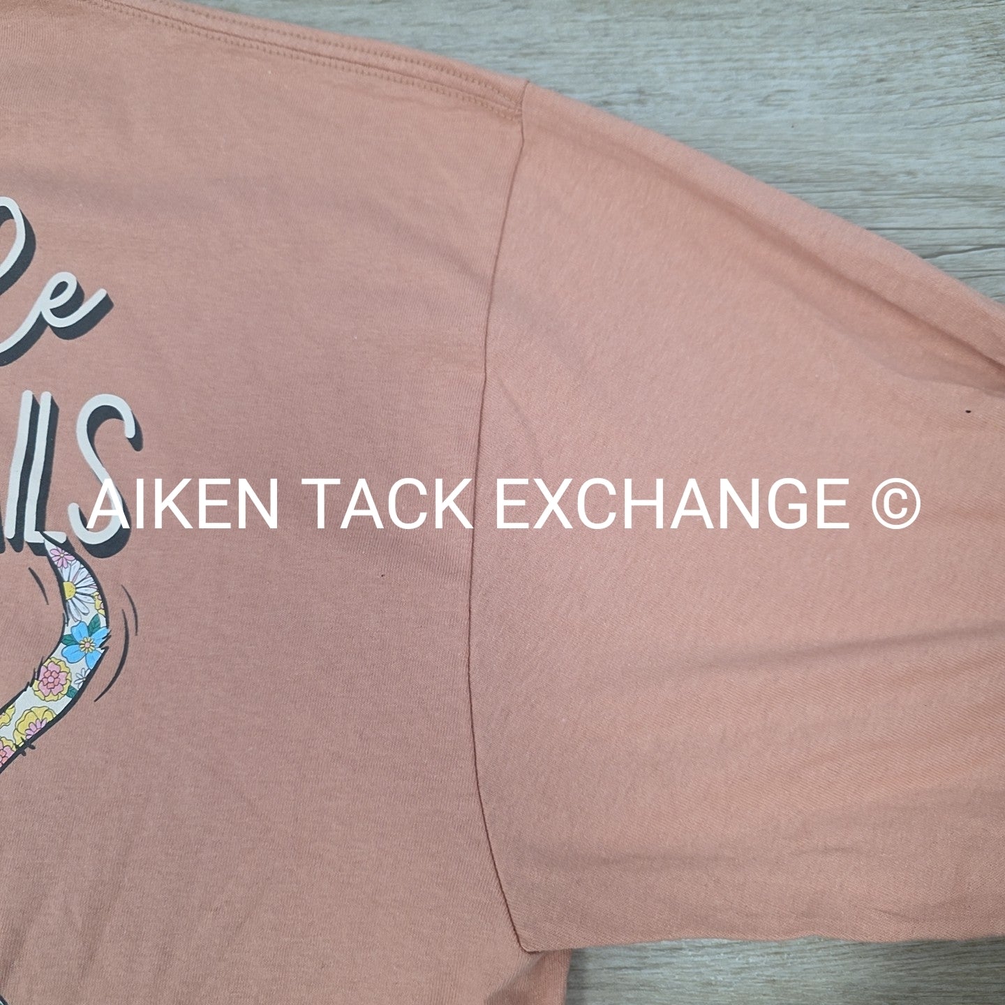Simply Southern Dogs Smile With Their Tails Long Sleeve Shirt, Women's Size XL