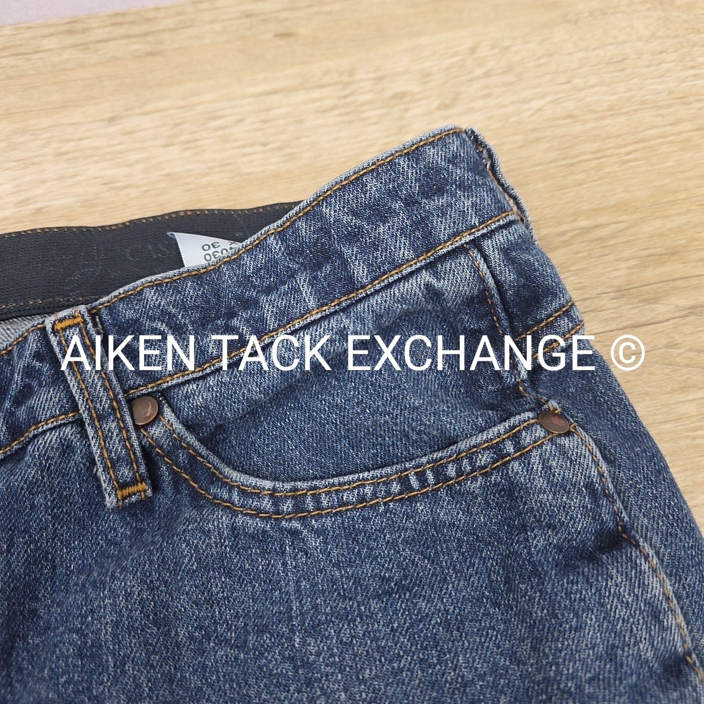Wrangler Elastic Waist Jeans, Women's 31 x 30 (Size 11)