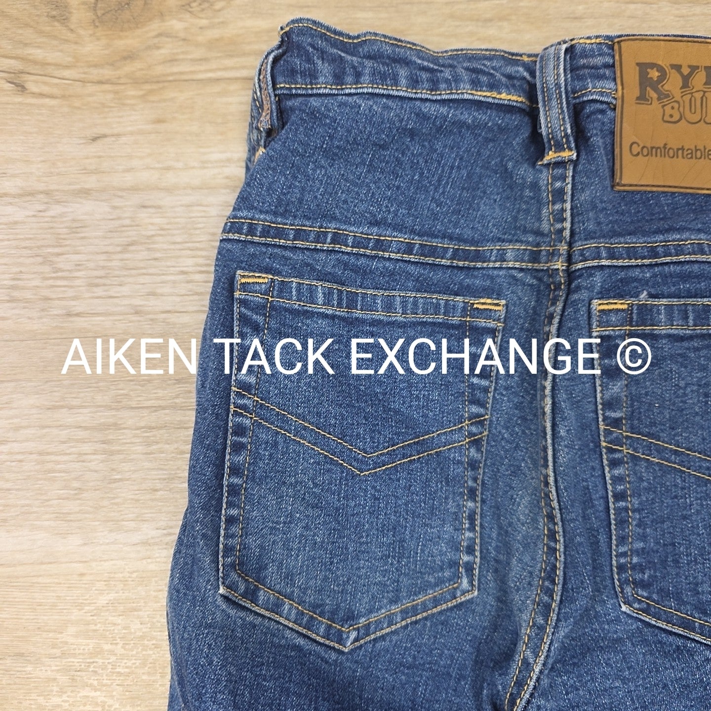Ryder Bulls Knee Patch Denim Breeches, Size 10