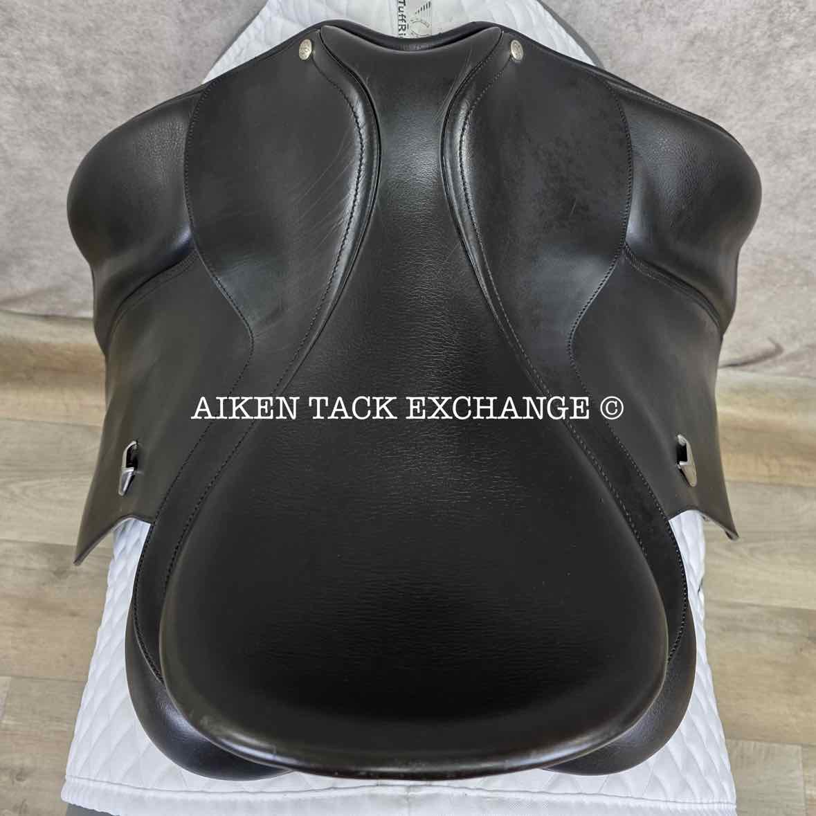 2011 Bates Dressage Saddle, 17.5" Seat, Adjustable Tree - Changeable Gullet, CAIR Panels