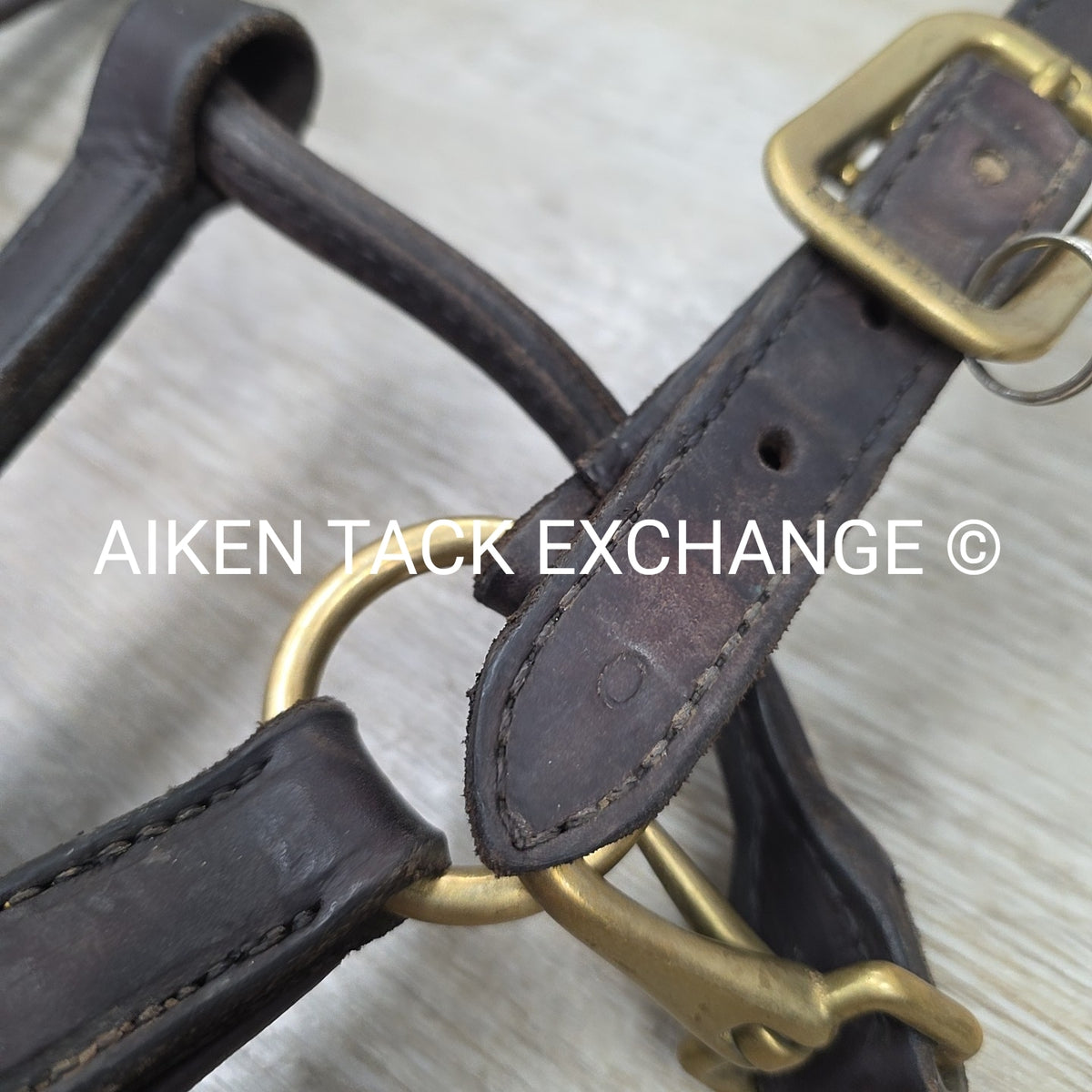 SmartPak Soft Padded Leather Halter, Brown, Oversize