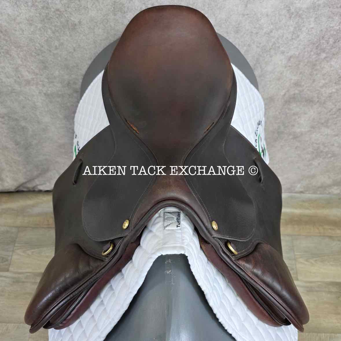 Ovation Ruiz Diaz Close Contact Jump Saddle, 17.5" Seat, Medium Tree, Foam Panels