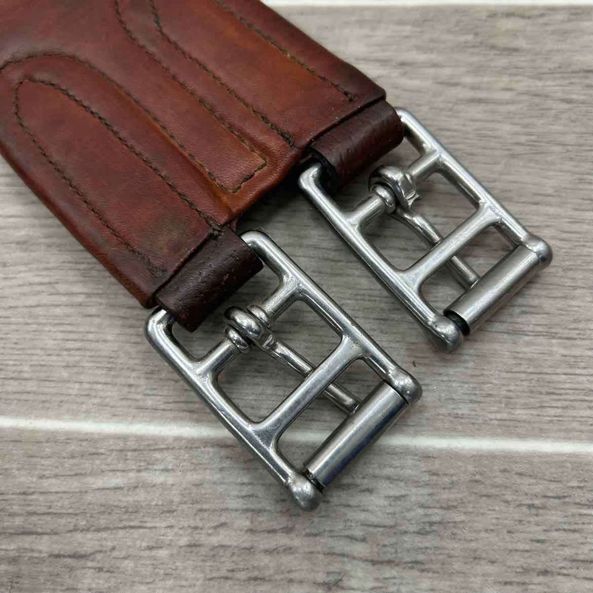 HDR Leather Girth with Single End Elastic 50"
