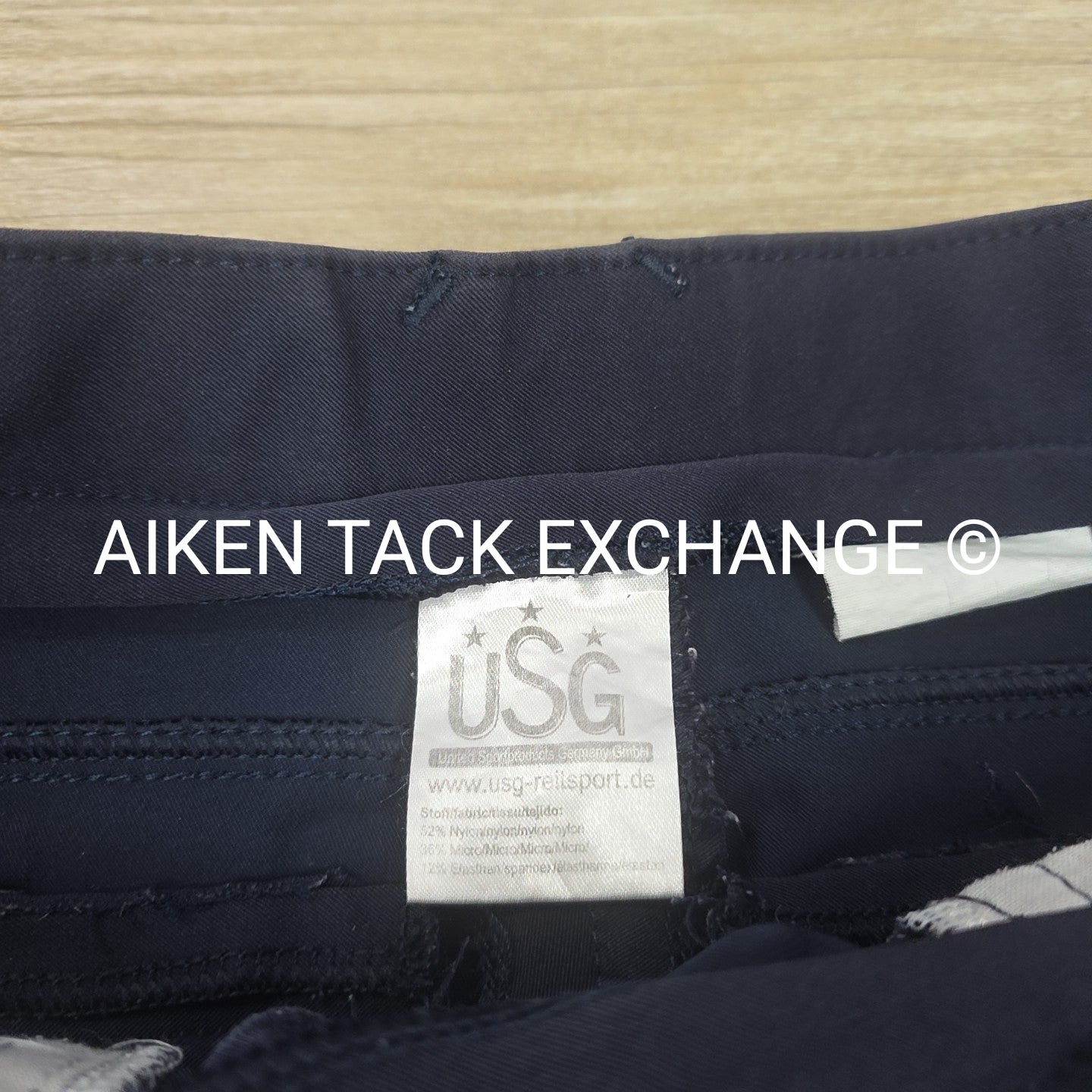 USG by KL Select Silicone Grip Full Seat Breeches, Women's 26 Long
