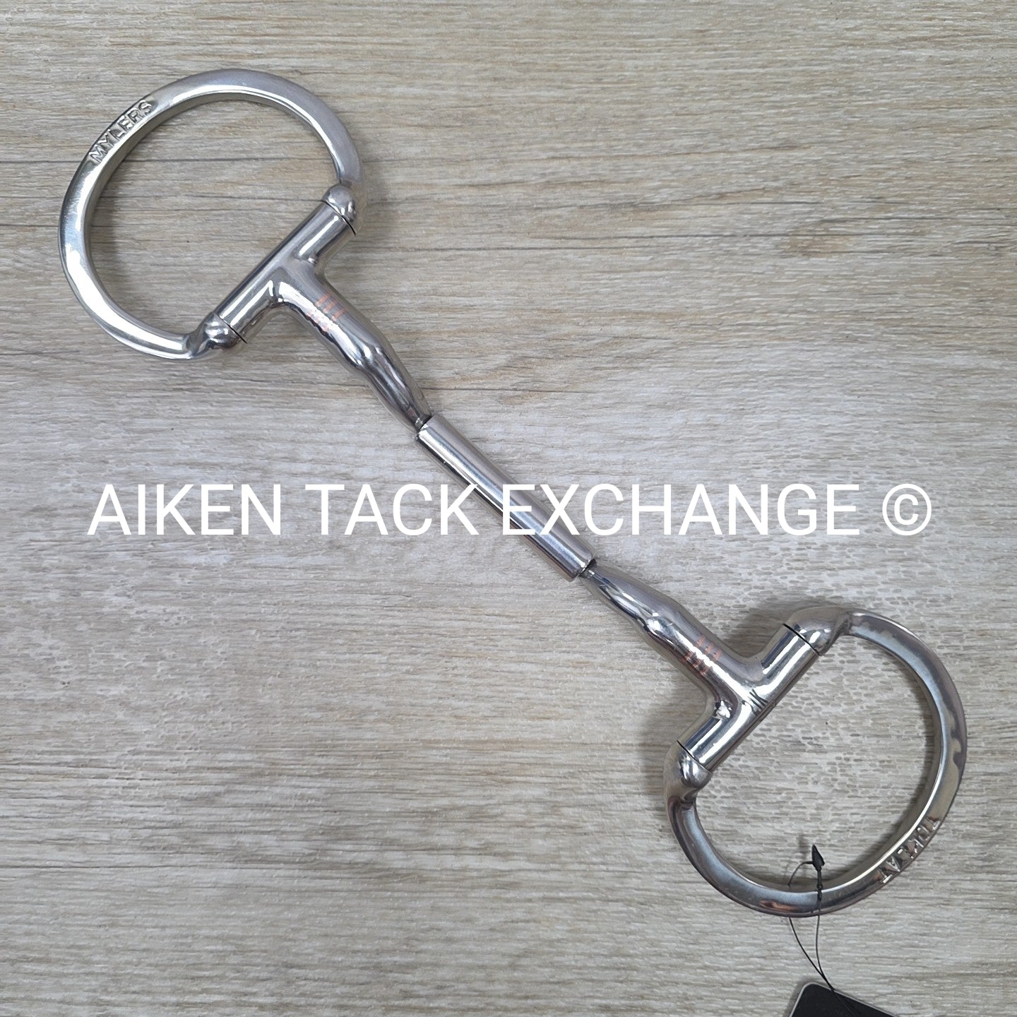 Myler Eggbutt without Hooks Forward Tilt Ported Barrel Bit MB 36 6"