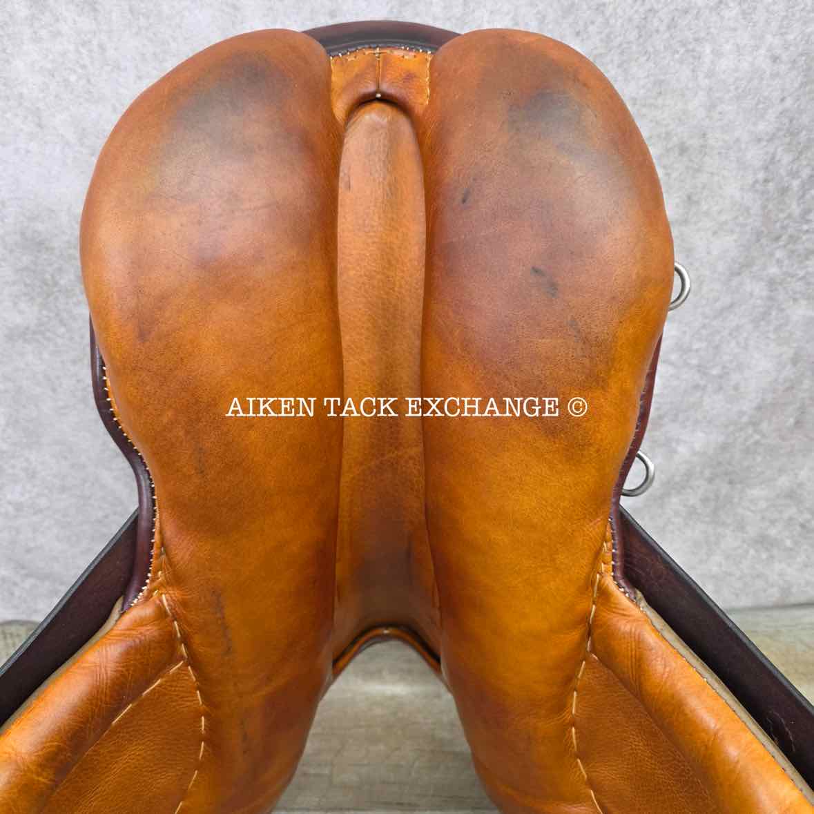 **SOLD** Stubben Siegfried Extra All Purpose Jump Saddle, 18.5" Seat, 30cm Tree - MW, Wool Flocked Panels