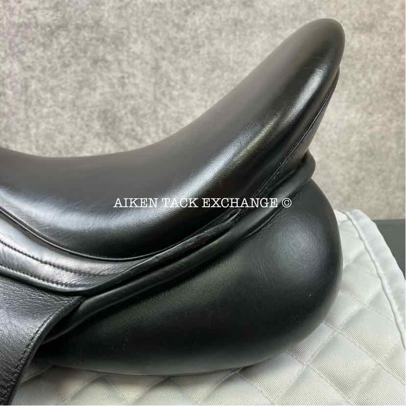 2015 PDS Carl Hester Showtime Alto Dressage Saddle, 17.5" Seat, Adjustable Tree - Changeable Gullet, Wool Flocked Panels