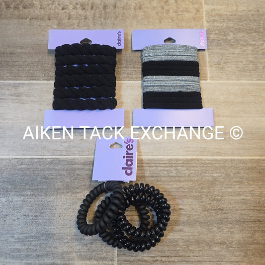 Claire's Hair Ties - Set of 3, Various Sizes