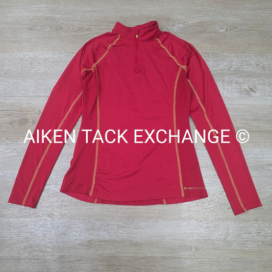 Noble Equestrian Long Sleeve Top, Size Small