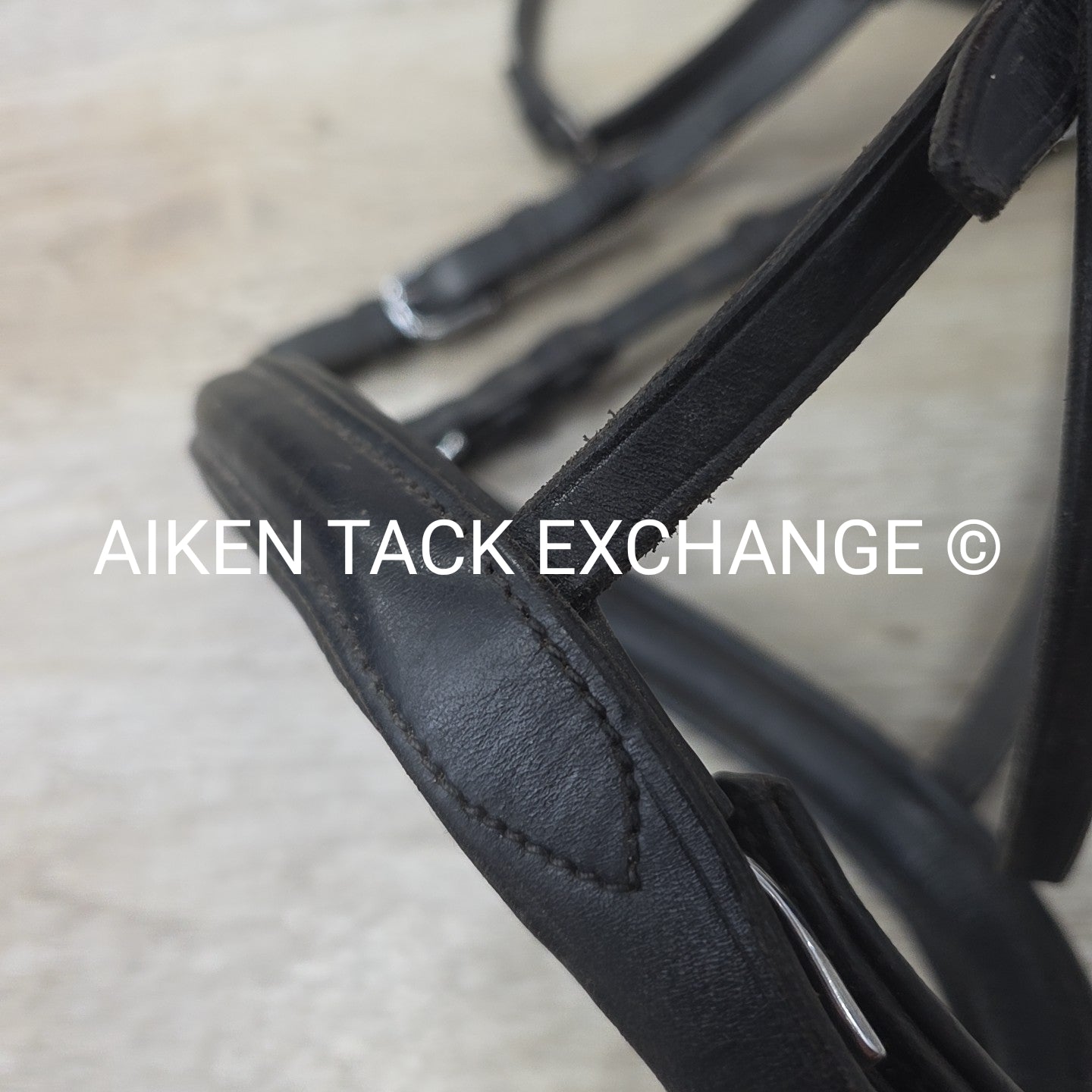 BARGAIN BUNDLE: Dressage Bridle (Missing Flash) with Laced Reins & Flat Leather