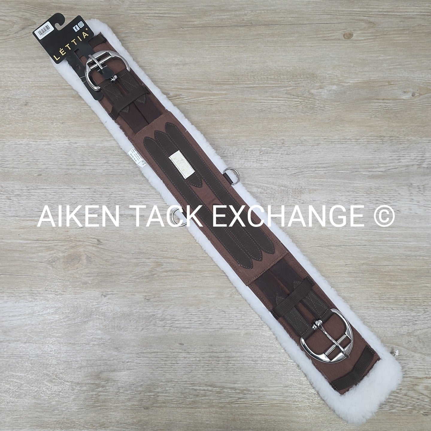 Lettia Memory Foam Western Cinch, Brown, 30"