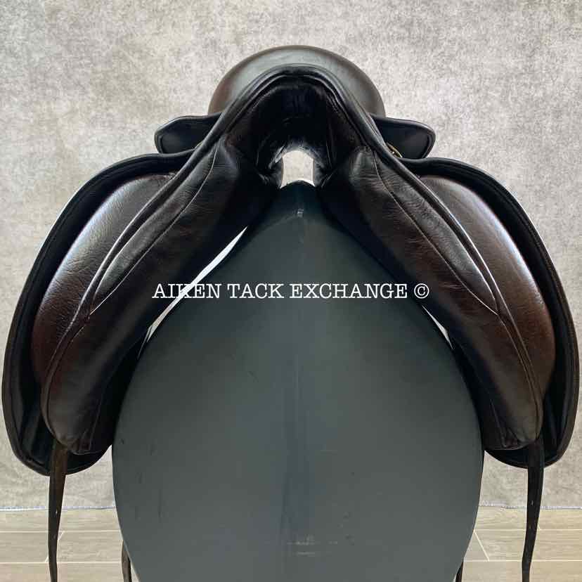 2011 Hulsebos DR CC Dressage Saddle, 17.5" Seat, Medium Wide Tree, Wool Flocked Panels
