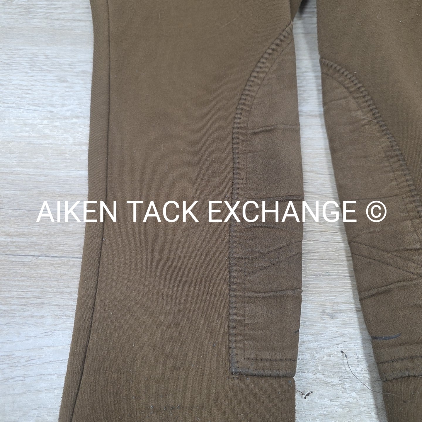 TuffRider Fleece Lined Winter Knee Patch Breeches, Size 24