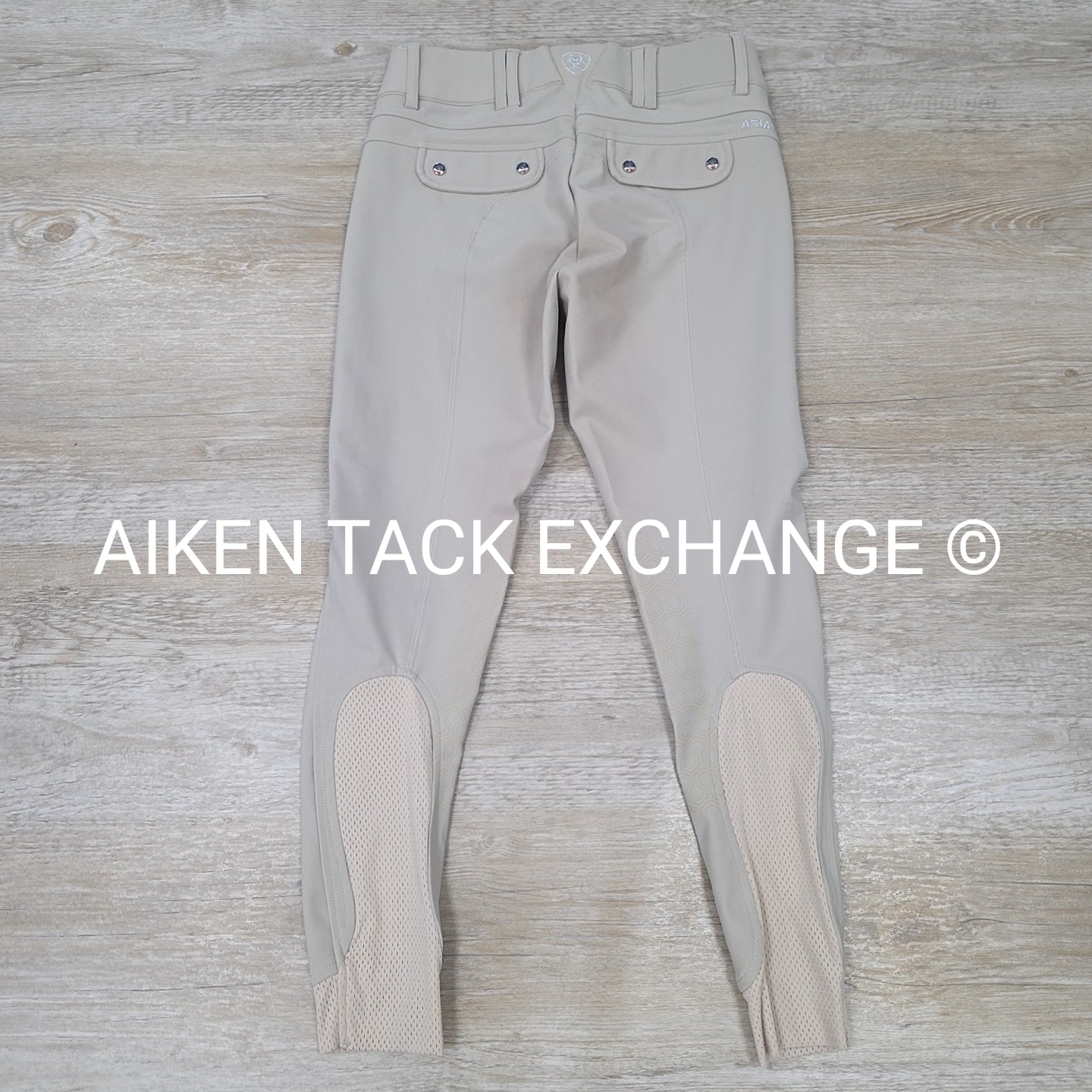 Ariat Tri Factor Silicone Grip Knee Patch Breeches, Size 22 R