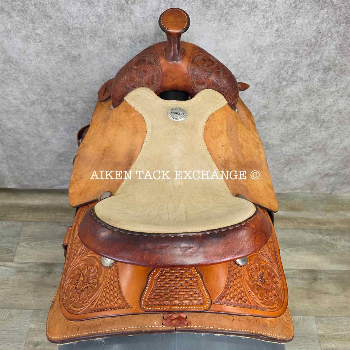 Billy Cook Saddlery 4693 Western Saddle, 16" Seat, Regular Tree - Semi QH Bars