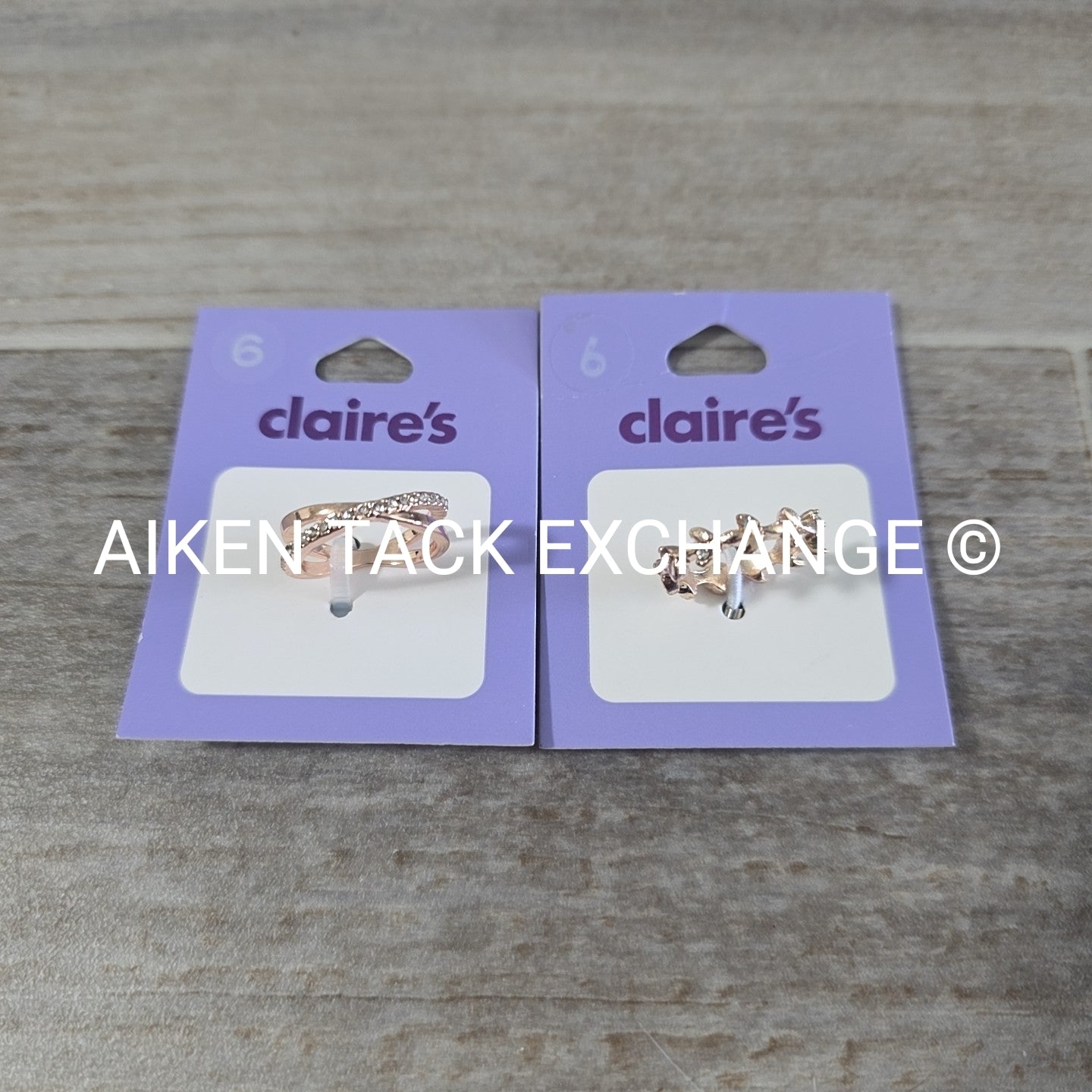 Claire's Rings (2) - Size 6