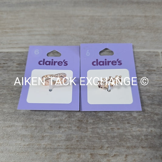 Claire's Rings (2) - Size 6