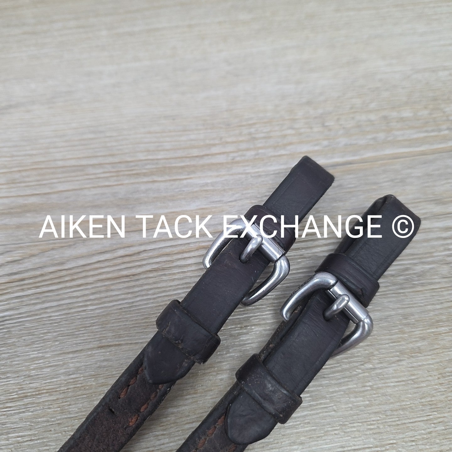 Nunn Finer Rubber Reins, Brown, 60"