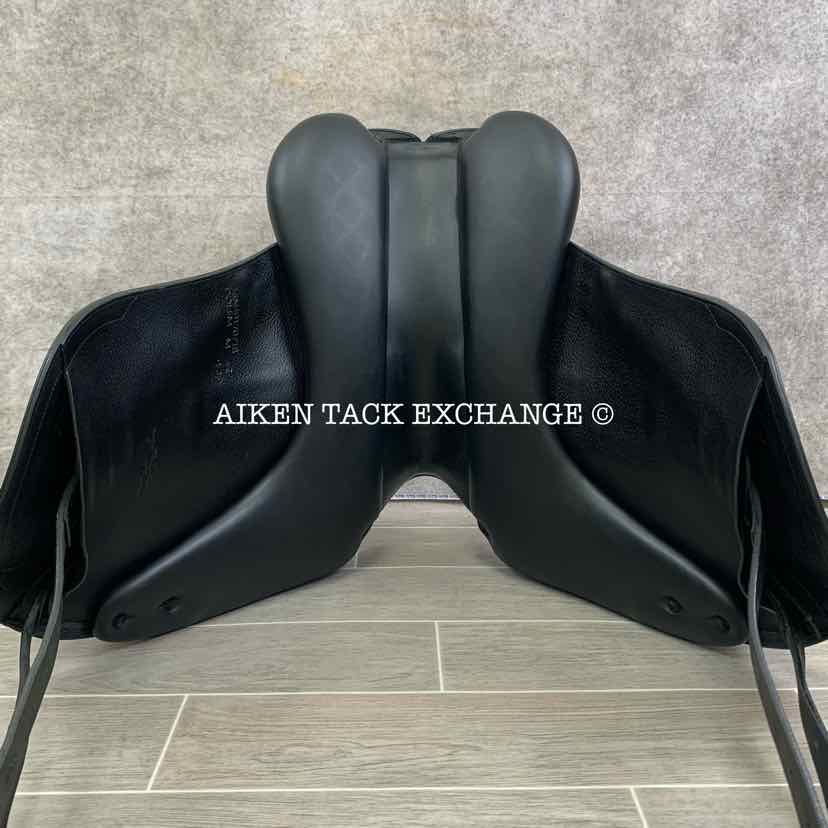 2018 Equipe Olympia Monoflap Dressage Saddle, 16" Seat, Extra Wide Tree, Foam Panels