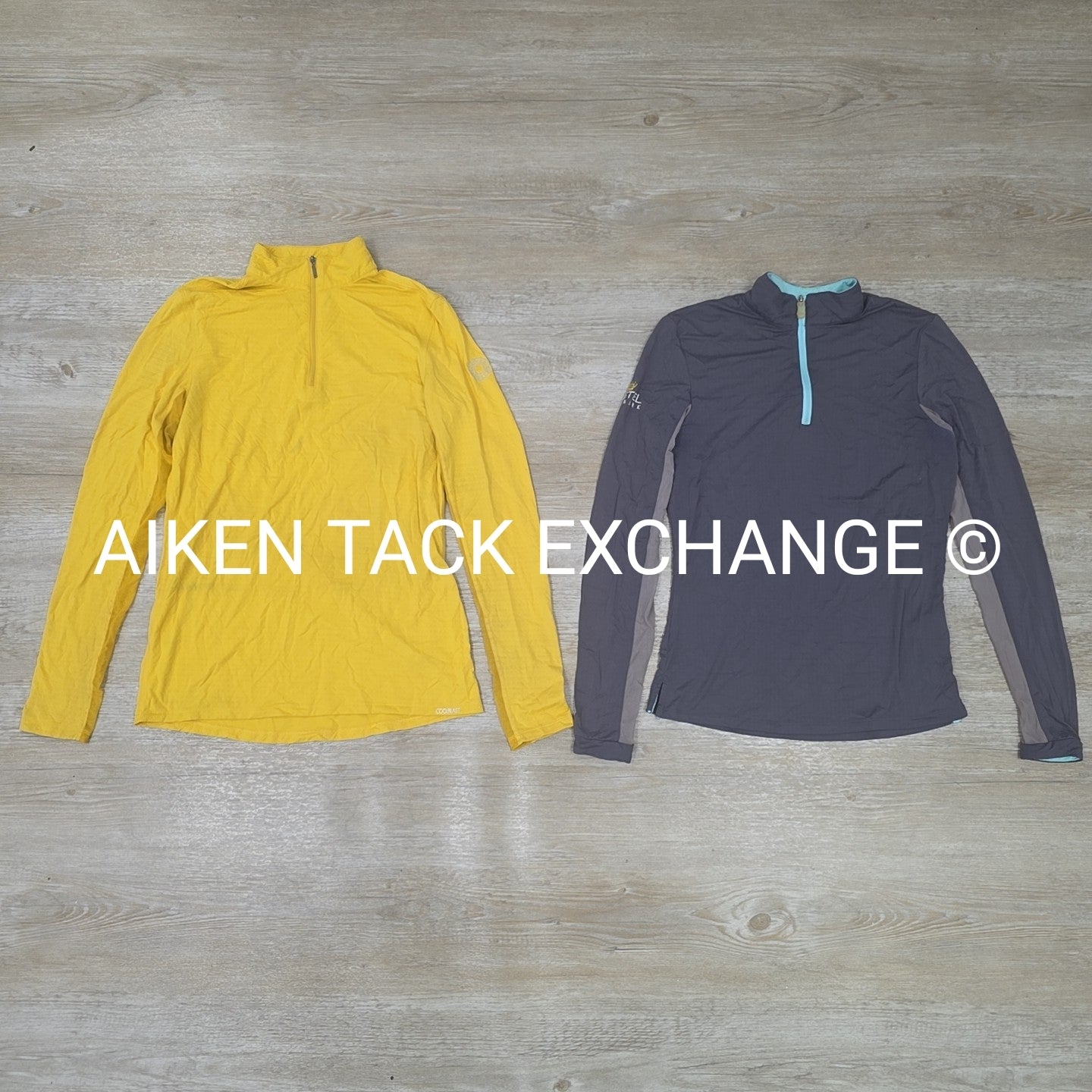 BARGAIN BUNDLE: Kastel Denmark & Dover Saddlery Long Sleeve Sun Shirts, Small