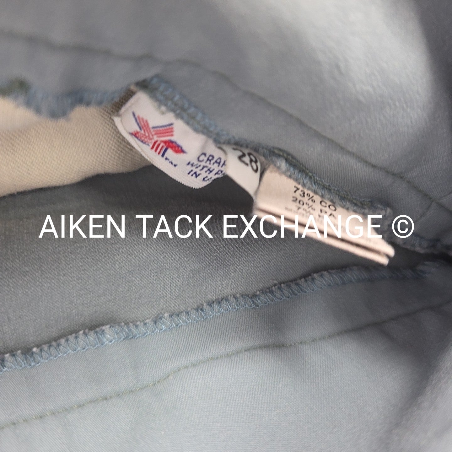 Tailored Sportsman Trophy Hunter Knee Patch Breeches, Size 28