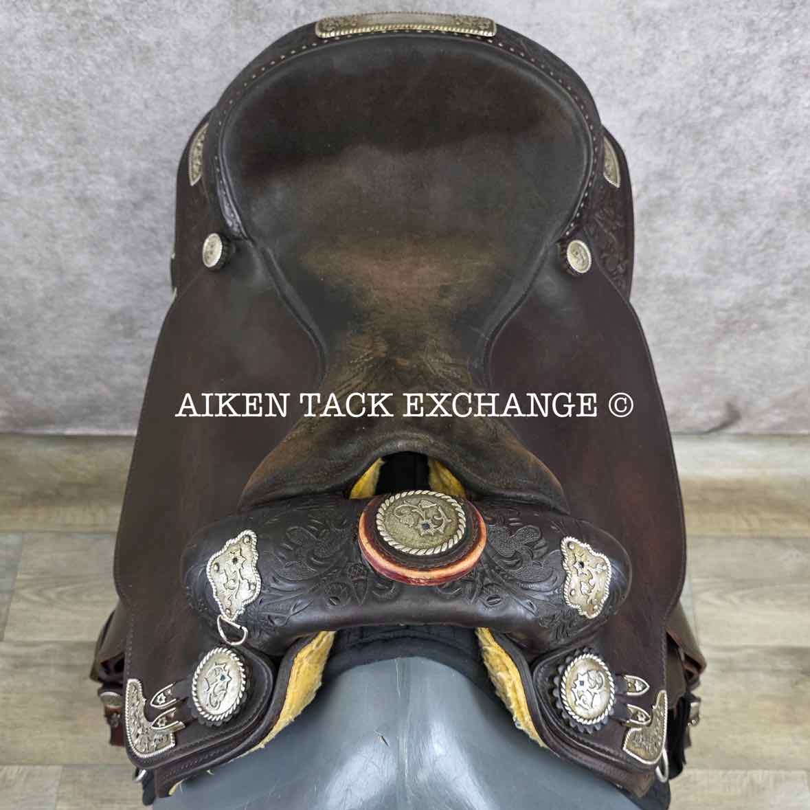 2001 Circle Y 2375 Equitation Western Saddle, 16.5" Seat, Regular Tree - Semi QH Bars