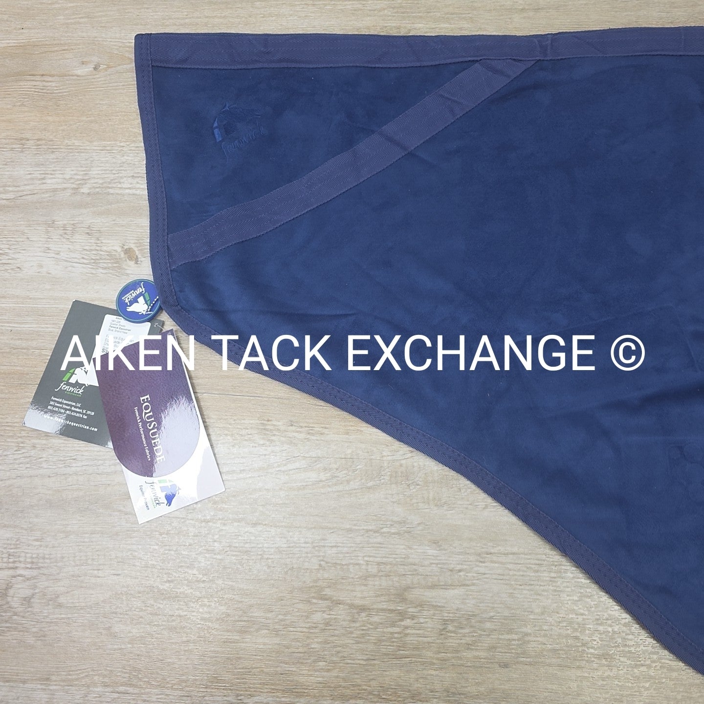 Fenwick Equestrian EquSuede Quarter Sheet, Blue, Size Large