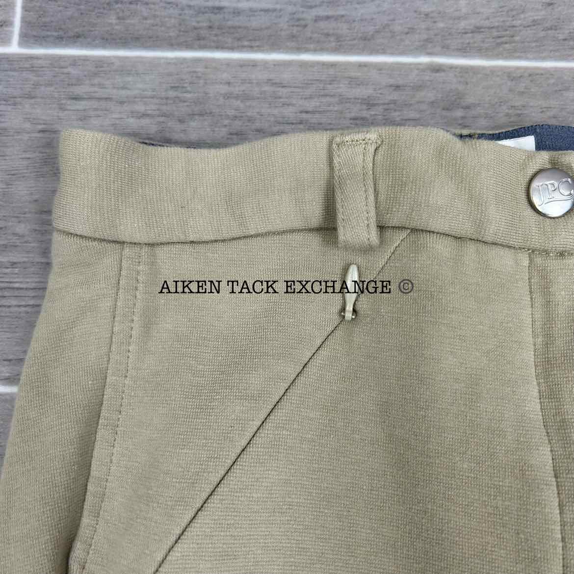 TuffRider Light Cotton Low Rise Knee Patch Breeches, Size 24