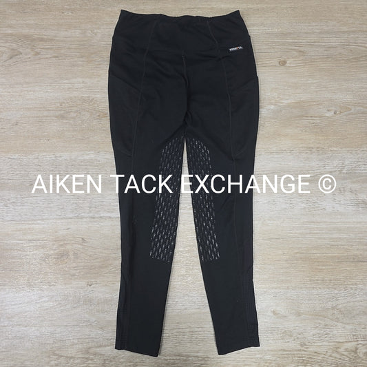 Kerrits Silicone Grip Knee Patch Tights, Size Small