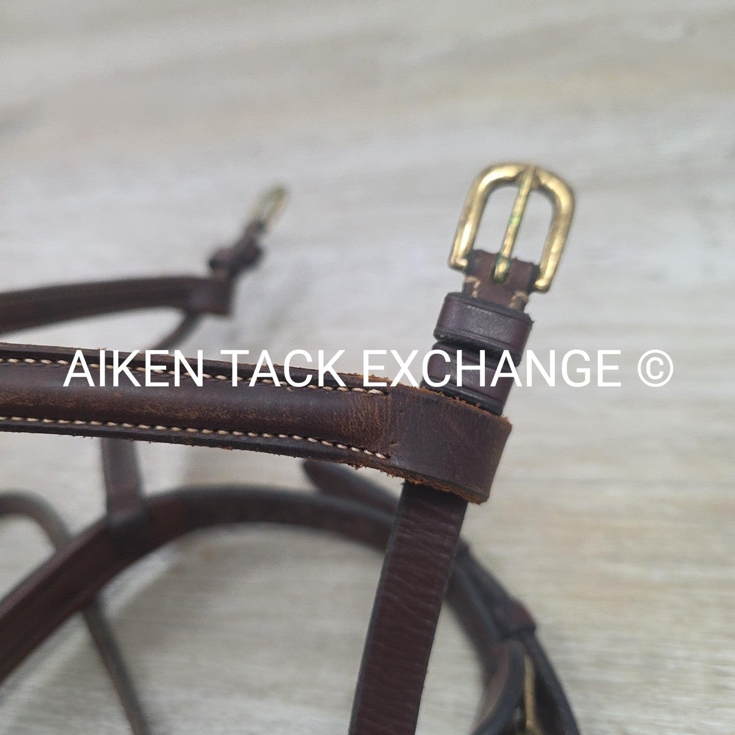 BARGAIN BUNDLE: Flash Dressage Bridle, Fancy Stitched Flash Noseband & Plain Rai