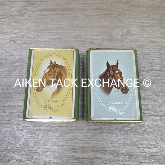2 Packs of Horse Playing Cards, Assault & Stymie