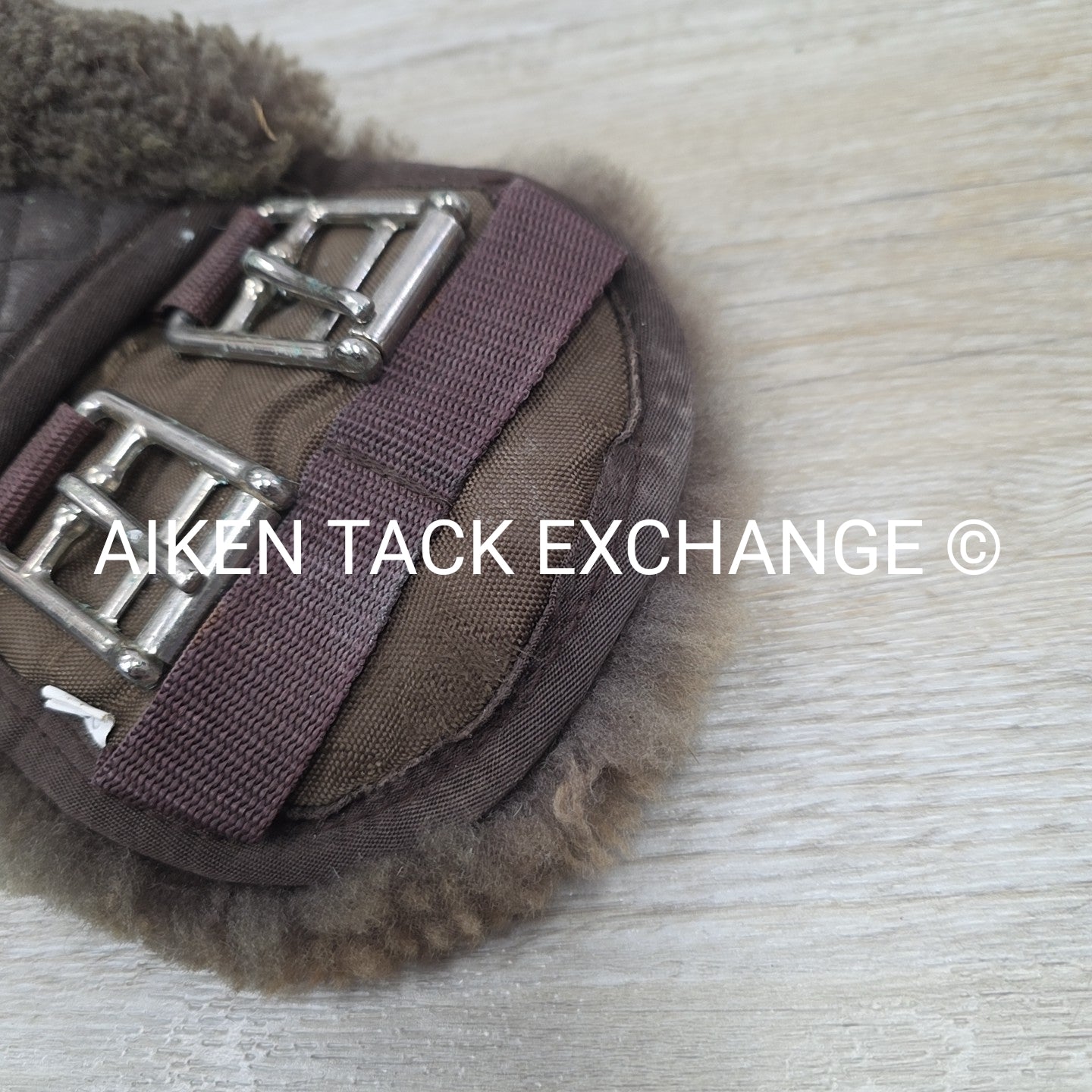 Contour Sheepskin Dressage Girth, Brown, 26"