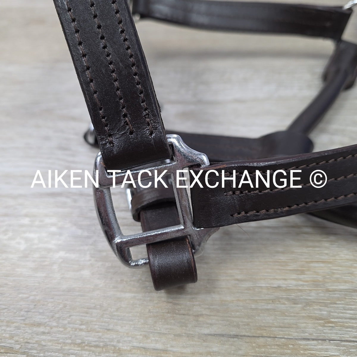 Leather Halter, Brown, Size Full