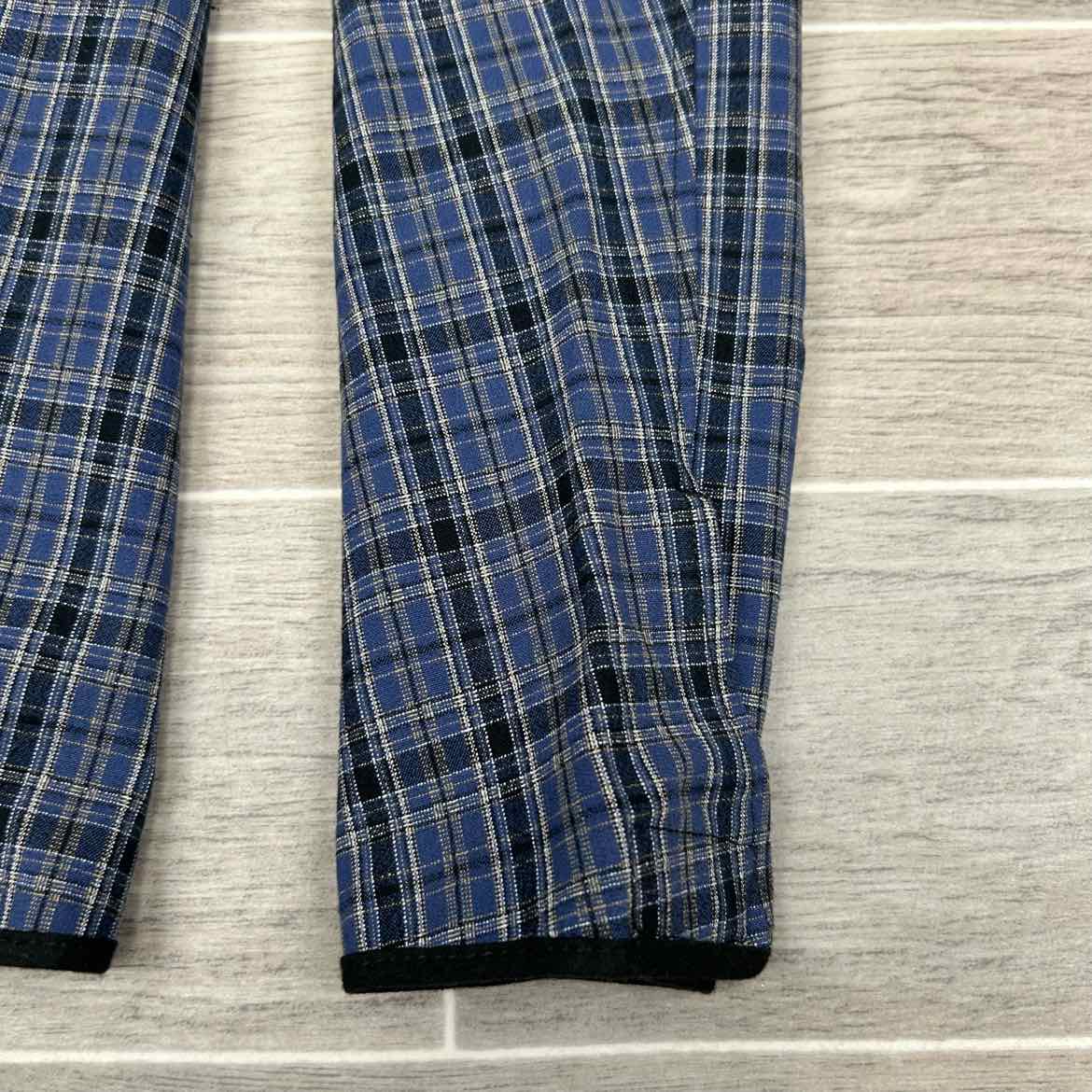 Eqituff Women's Knee Patch Breeches, Blue Plaid, Size 22 L, Brand New