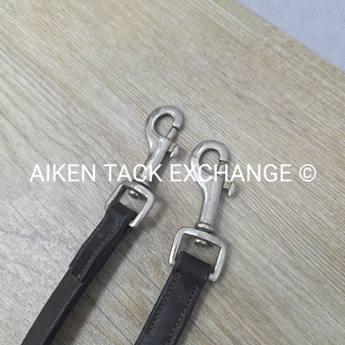 Camelot German Martingale Rein Set, Brown, Size Cob