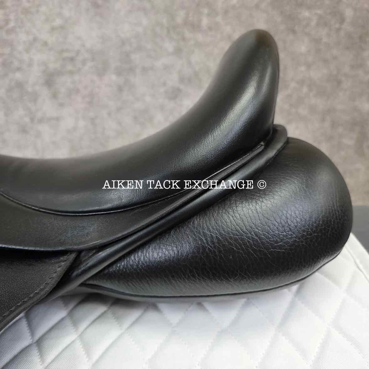 2018 Custom Saddlery Signature Steffen's Advantage Monoflap Dressage Saddle, 19" Seat, Adjustable Tree, Wool Flocked Panels