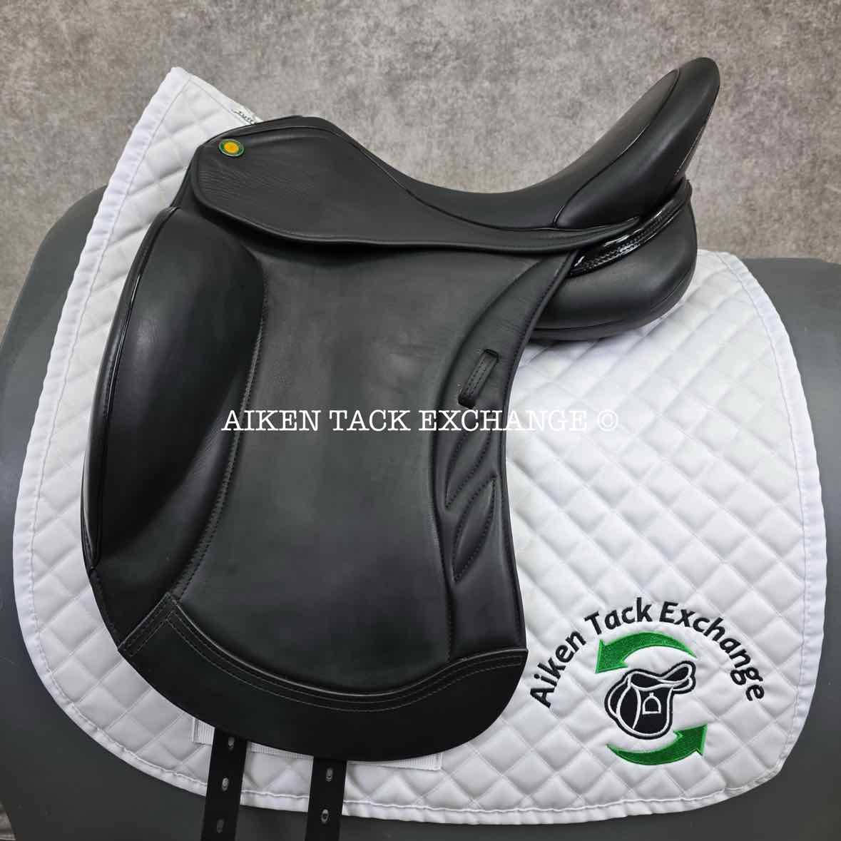 2022 JC Performance Line P2 Monoflap Dressage Saddle, 17.5" Seat, 34 Tree - MW, Wool Flocked Pony Panels