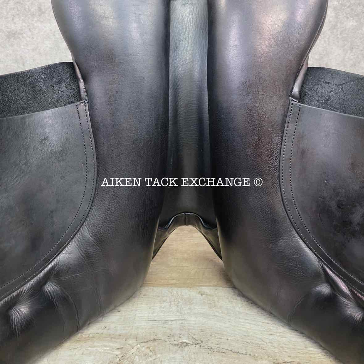 Trilogy Debbie McDonald Dressage Saddle, 17" Seat, Wide Tree, Wool Flocked Panels