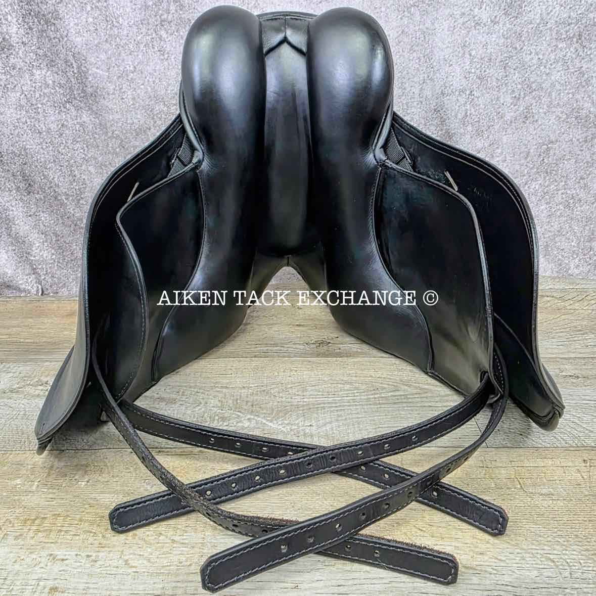 2003 Schleese JES Advanced Dressage Saddle, 17" Seat, Wide Tree, Wool Flocked Panels