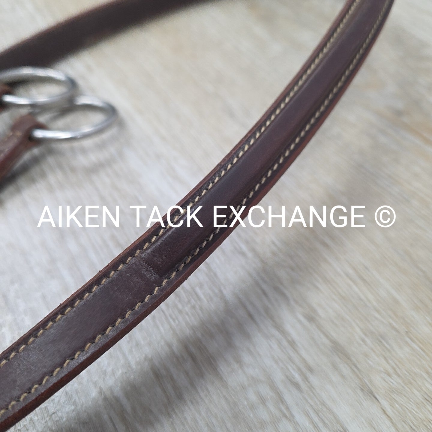 Beval Plain Square Raised Running Martingale, Brown, Size Full