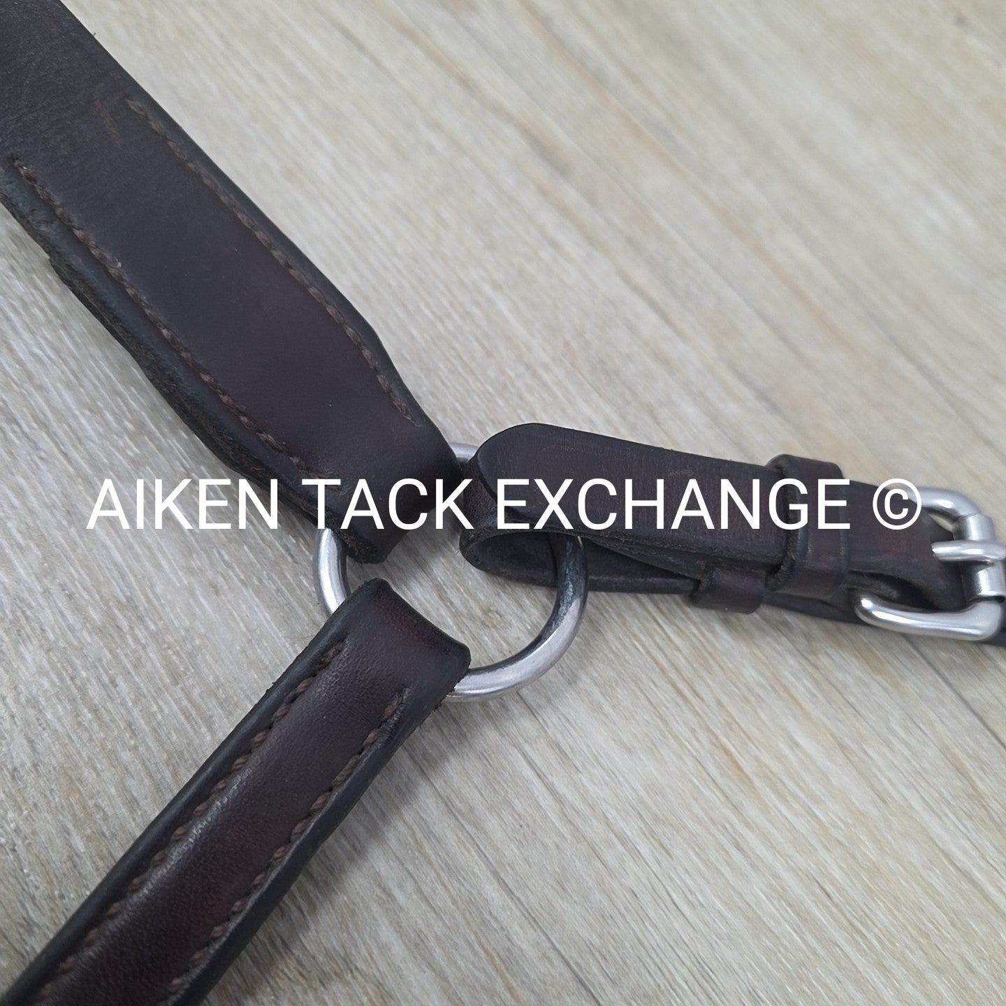 Nunn Finer Hunting Breastplate with Running Martingale Attachment, Brown, Size F