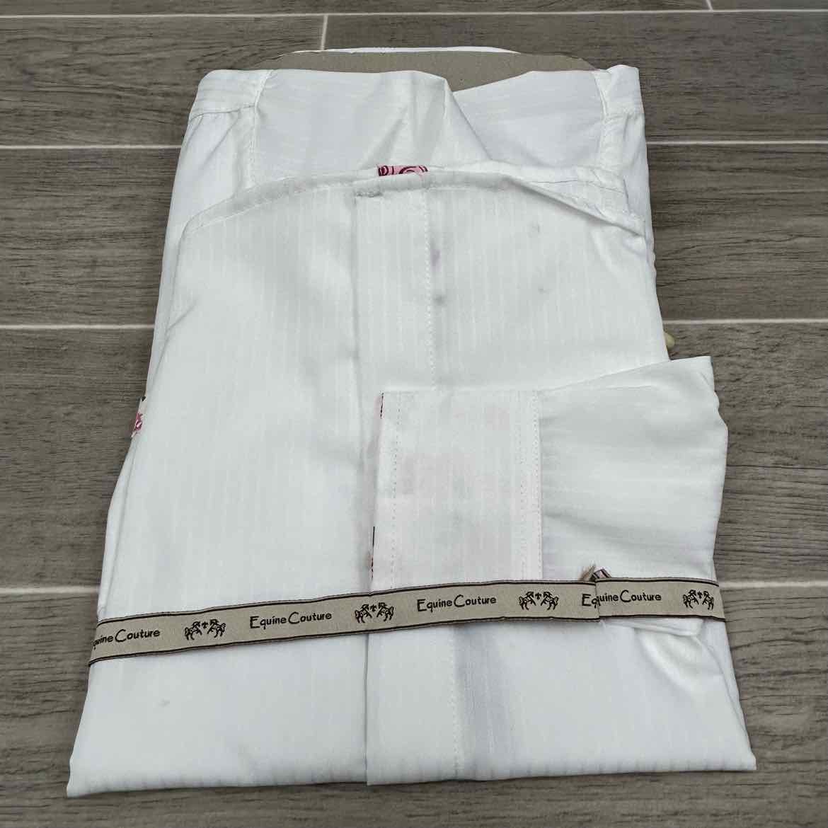 Equine Couture Bindia Long Sleeve Show Shirt, Size 8
